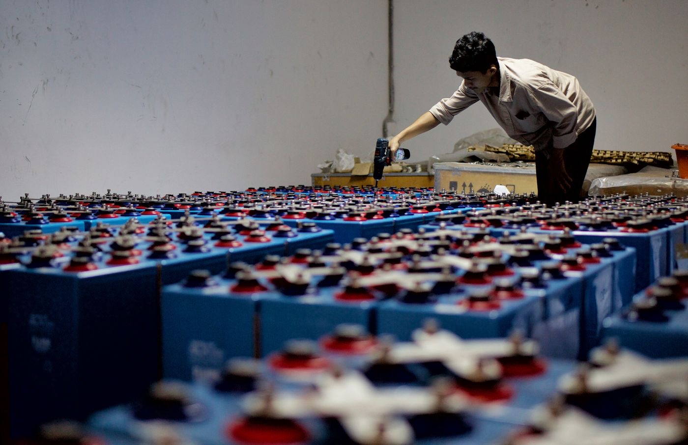 Battery Energy Storage System (BESS) assembly — representative image