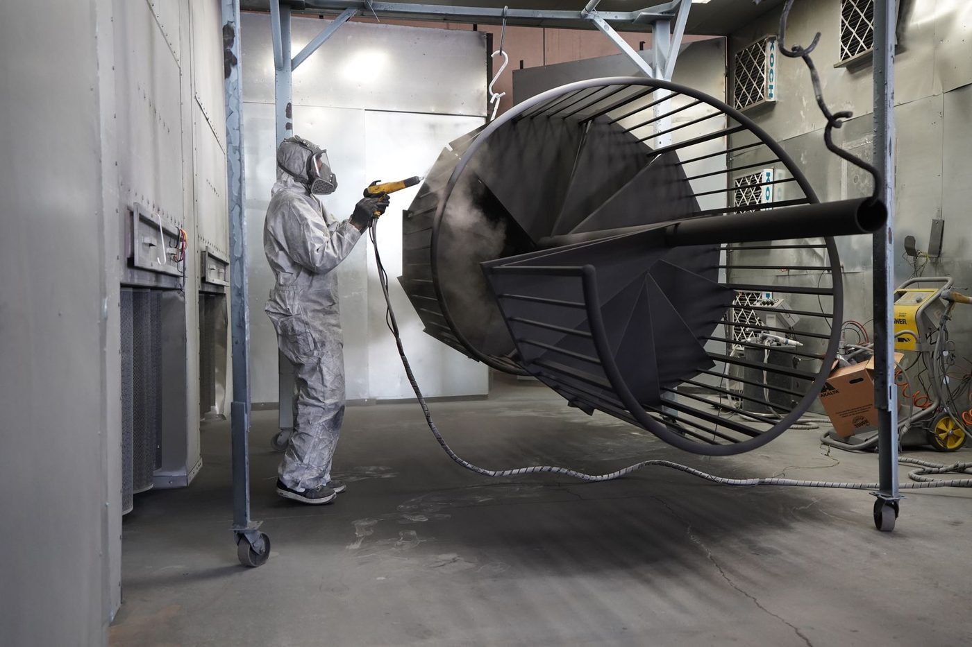 3-Axis Paint Booth Operator Lift